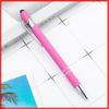 20-200 pens Wholesale Metal Ballpoint Pen Touch Screen Pen Office School Advertising Pen Custom Logo Text Laser Engraving
