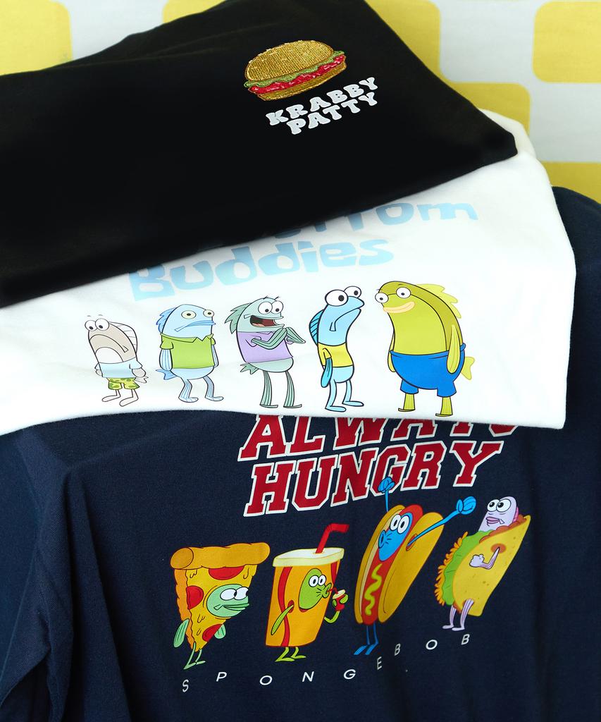 Daenkkomma Spongebob Bikini City Residents Graphic Short Sleeve T-Shirt (Limited Edition)