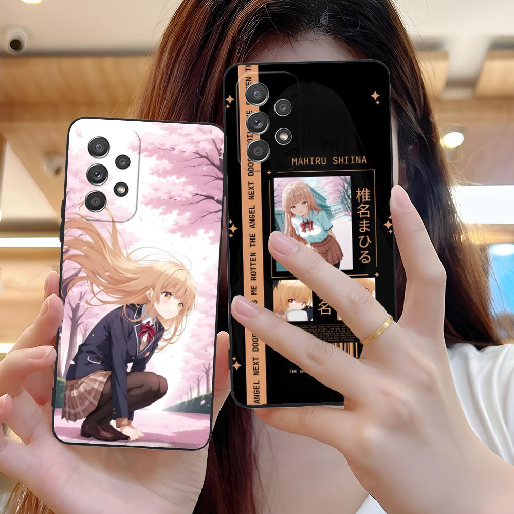 Angel Mahiru Shina Phone Case for Samsung Galaxy M55 54 42 35 34 33 32 23 22 15 14 13 12 F55 5G Soft TPU Shockproof Cover