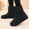 Fashion Boots Women Non Slip Waterproof Winter Snow Boots Platform Shoes for Women Warm Ankle Boots Cotton Padded Shoes Botas De Mujer