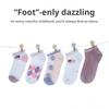5 pairs of girls' socks for comfort, baby student boat socks