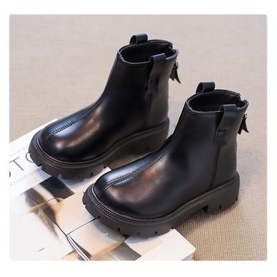 Children's Martin Leather Boots Autumn and Winter New