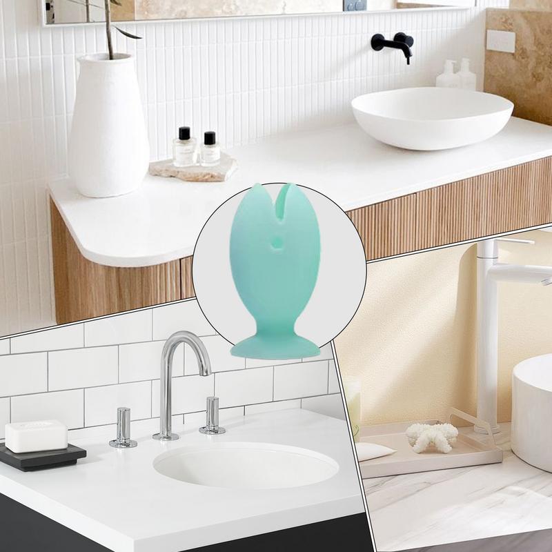 Tandenborstelhouder Stofdicht Siliconen Vorm Vis Tandenborstelhouder Multifunctionele Tandenborstel Beschermhoes Met Zuignap