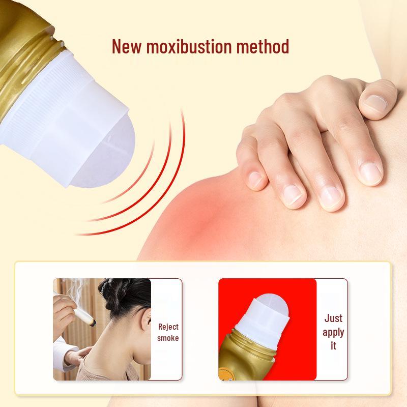 Roll-on de Moxabustão: Líquido Aquecedor e Ativador para Ombro e Pescoço