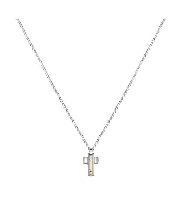 

Ожерелье Morellato из нержавеющей стали и золота 750 пробы SATM02 для мужчин