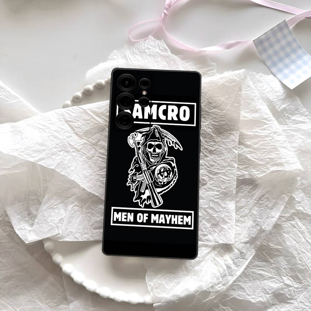 Sons Of Anarchy TV Phone Case For Samsung S 24 Fe 25 Ultra Plus 20 Lite 21 30 22 23 24 22 Ultra 5G Fundas