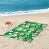 Crowded Cute Frog Pattern Beach Towel Soft Microfiber Quick Dry Absorbent Quick Towels For Swimming