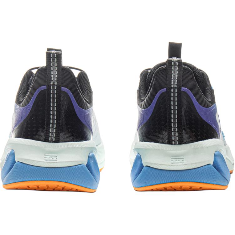 Li Ning Kids Running Shoes Comfortable Versatile Shock Absorption Rebound Breathable Low Top Kids Sneaker Blue YKFV090-5