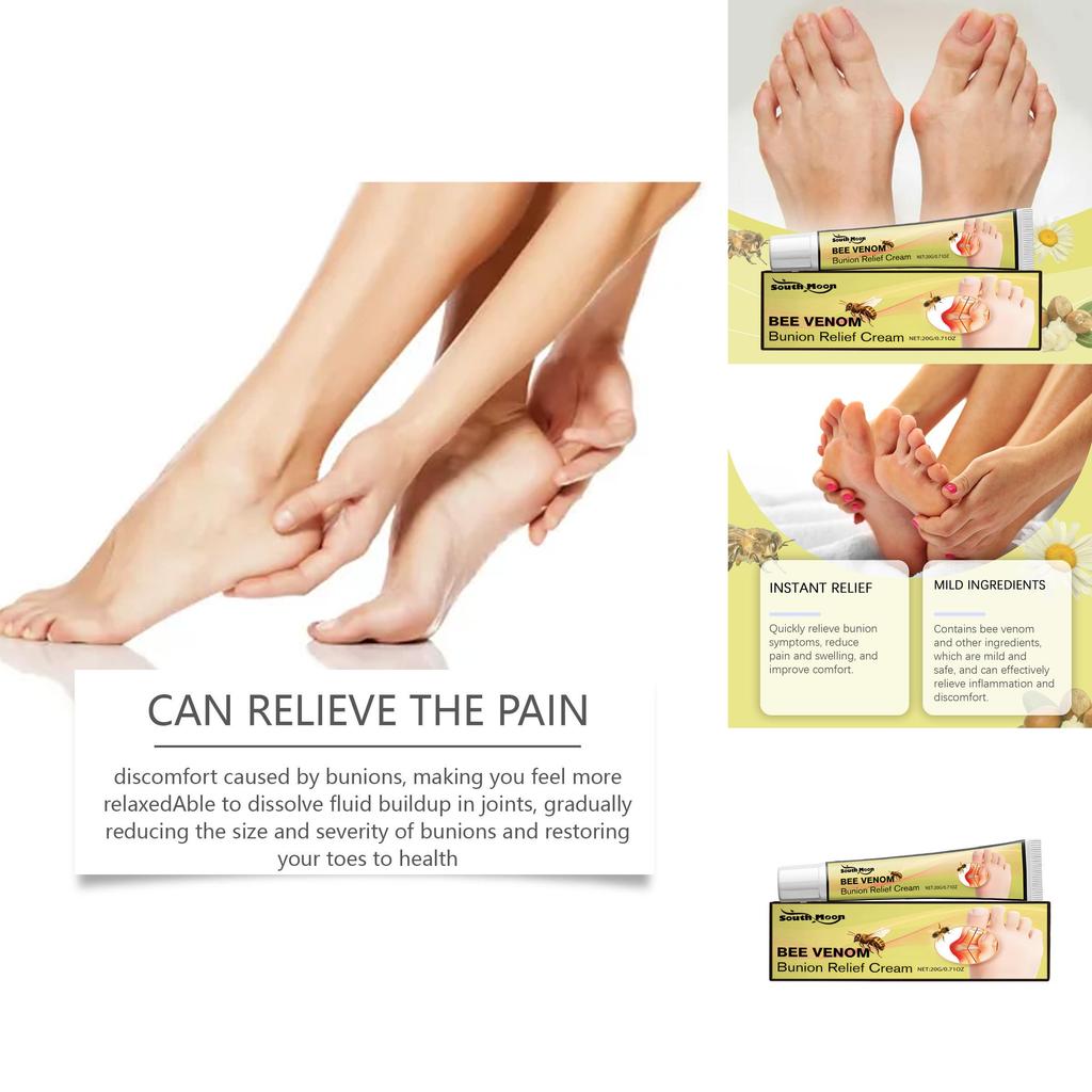 South Moon Bee Venom Bunion Relief Cream Soothing Joint Pain Care Foot Cream