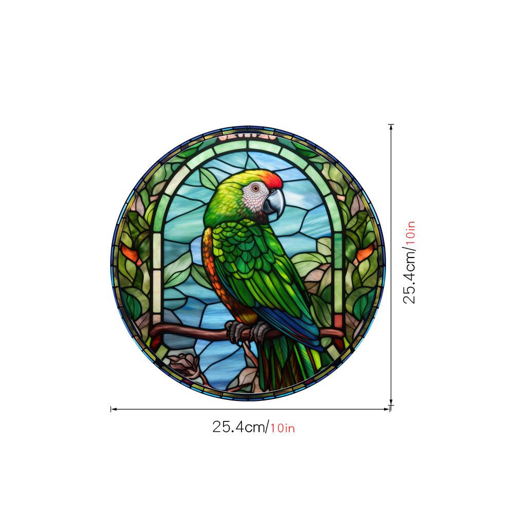 JD100-157 Anti-Collision Hummingbird & Butterfly Window Sticker - Colored Static PVC Film