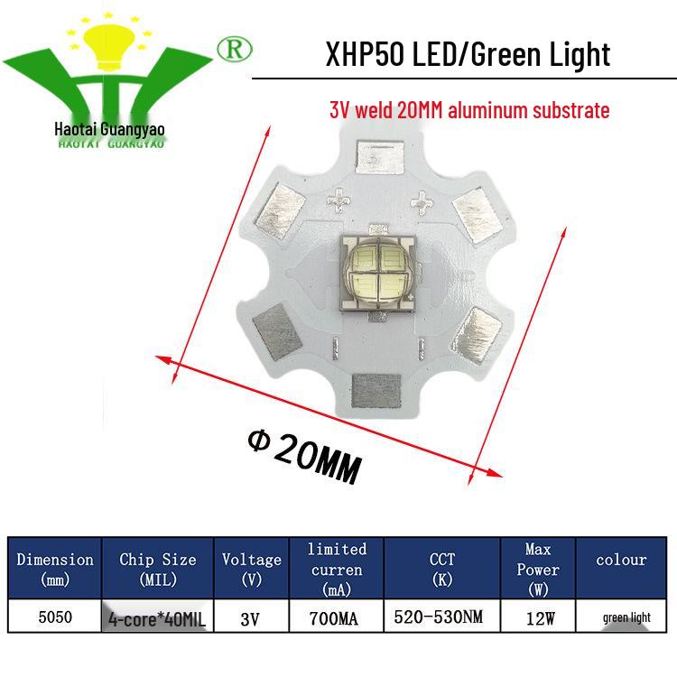 Imitation CREE XHP50 2nd Gen 5050 LED Chip 20W High Power LED Surface Mount Light Source