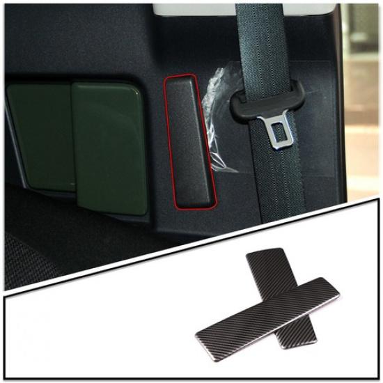 Steel Carbon Fiber Inner Rear Door Handle Frame Trim For Toyota FJ Cruiser 07-21