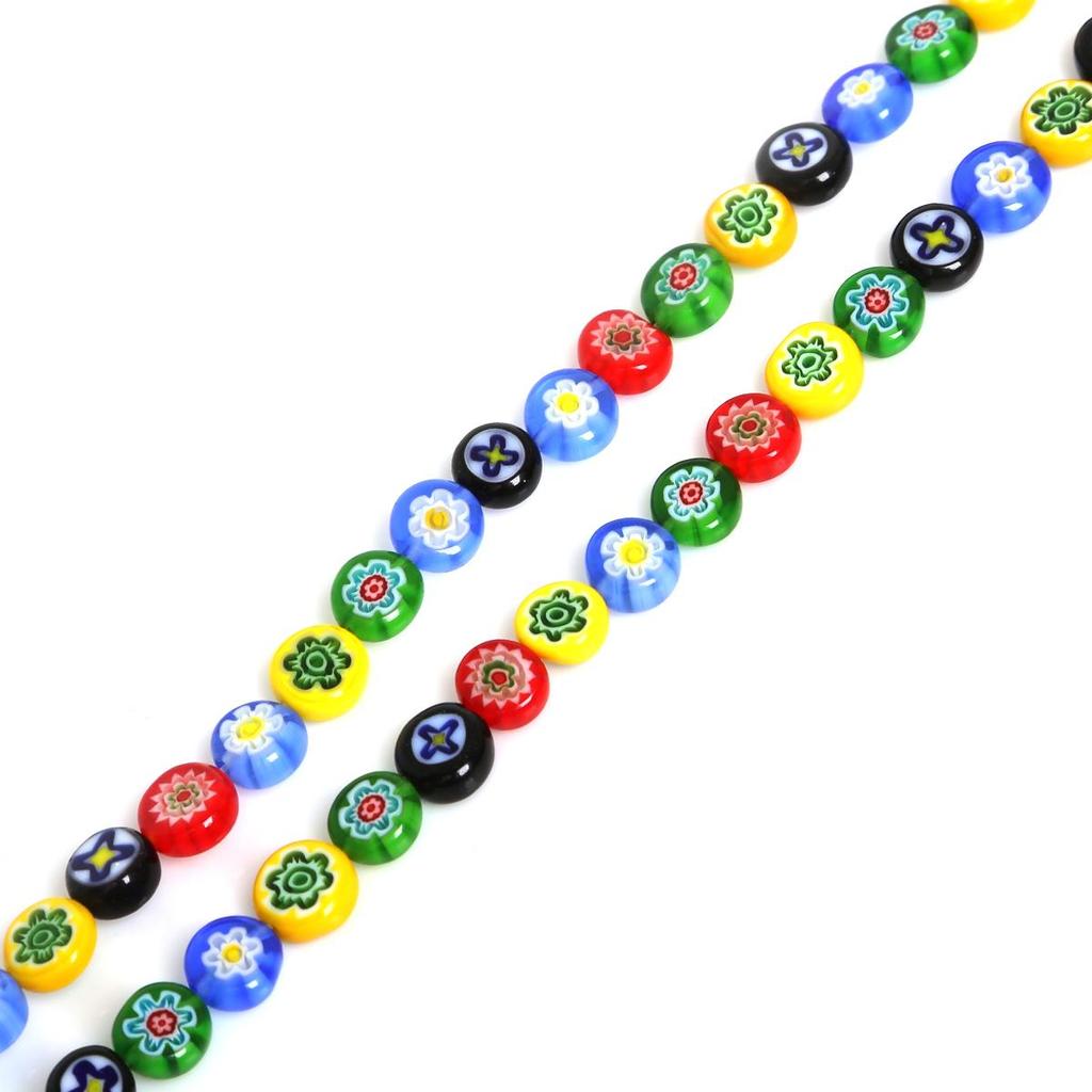 38-63pcs Flower Crystal Glass Beads Loose Spacer Beads for DIY Necklace Bracelet Jewelry Making