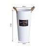 Large Retro Wrought Iron Flower Vase - Floor-Standing Fresh Flower Arrangement Bucket
