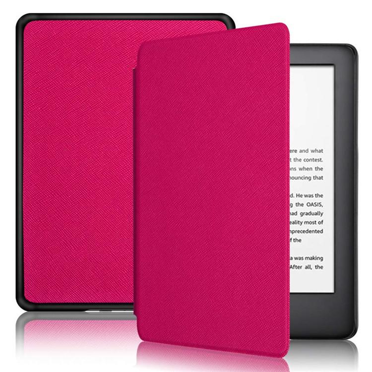 

For 21 Kindle Paperwhite 5th e-book sleep cover KPW 11th protective case Youth Edition 658 19 рожевий червоний колір