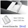 for Tesla Model 3 Y Juniper 2025 2026 Center Console Armrest Storage Box Glasses Holder Tray Case Organizer Interior Accessories