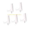 92MF Set von 5 durchsichtigen Acryl-Display-Staffelei-Haltern für Teller, Bilderrahmen, Ständer für Heimdekorationen, Einzelhandelsfenster und Ausstellungen