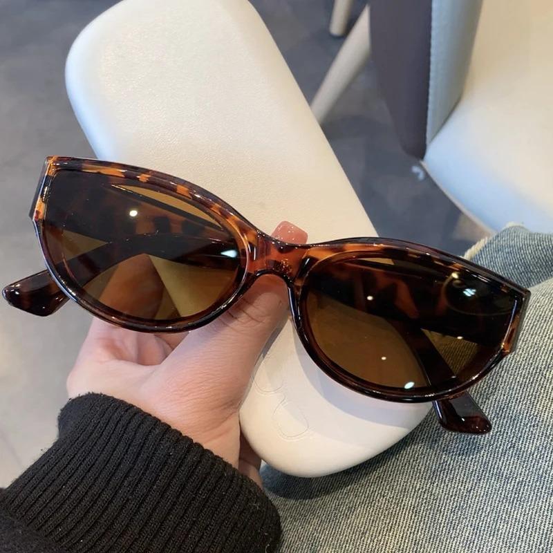 Fashion Small Cat Eye Sunglasses Vintage Designer UV400 Multi Color Shades for Women Stylish Eyewear Gafas De Sol