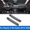 Front Window A Pillar Air Vent Outlet Cover Trim For Mazda 3 M3 Axela -   2024 2025 Carbon Fiber Accessories