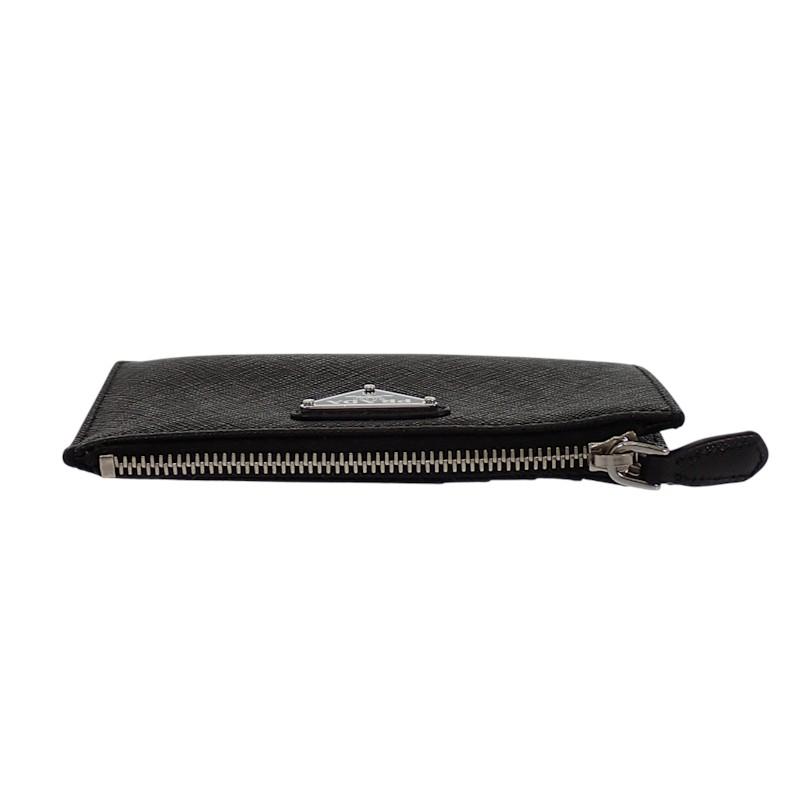 PRADA  1MC086_QHH_F0632 Card Case black Safiano Women