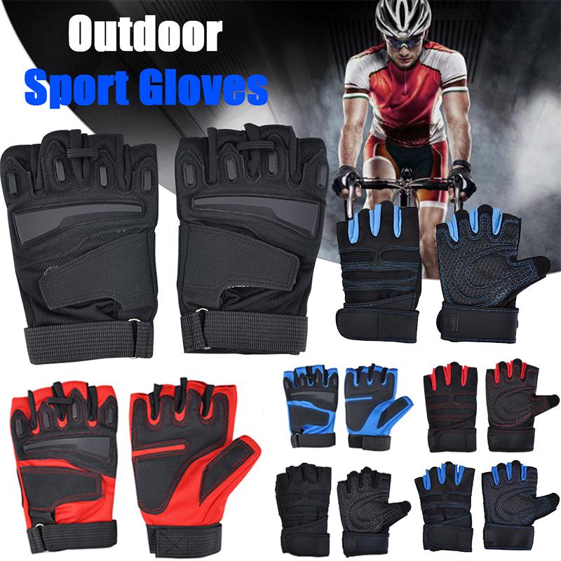 New Outdoor Tactical Antiskid Wear-Resisting Skull Full Finger Climbing Gloves