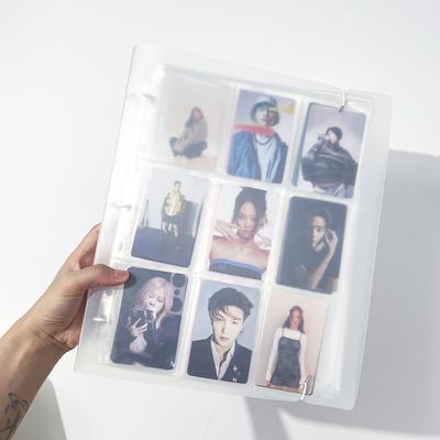 Transparent Photocard Binder Idol Kpop Photo Album Photocard Holder 3inch Photo Cards Collect Book Binding Machine Picture Album