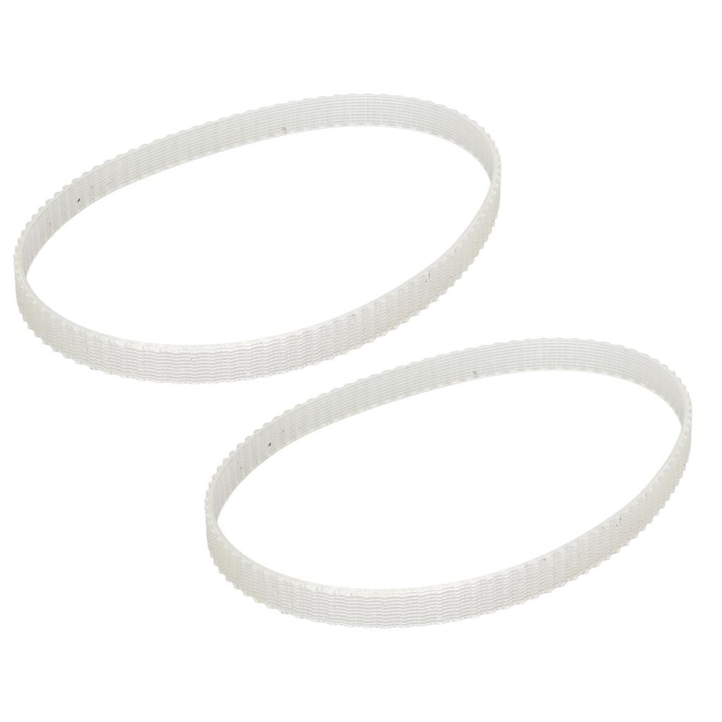 2Pcs Lathe Belt Transparent Polyurethane Transmission Accessory Replacement Part for 8x14 Mini Lathe 1.5Mx94 Teeth