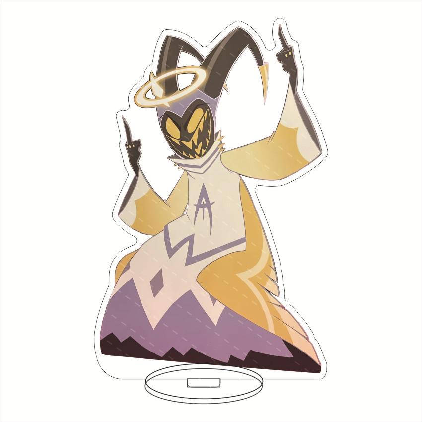 Anime Hazbin Hotel Charlie Morningstar Cosplay Stand Acrylic Figures Vaggie Desktop Standing Sign Model Decor Birthday Gifts