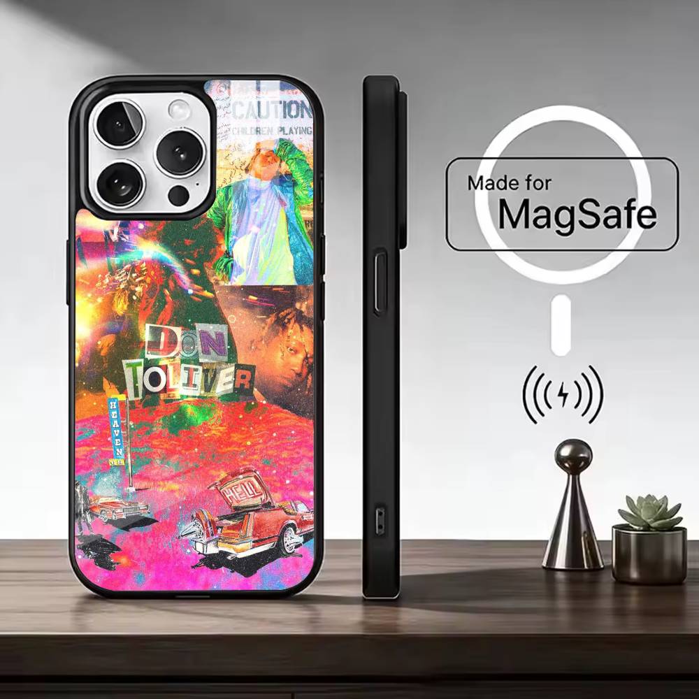 D-Don toliver Cool rapper Phone Case For iPhone17,16,15,14,13,12,11 Plus,Pro Magnetic with Magsafe Wireless Charging
