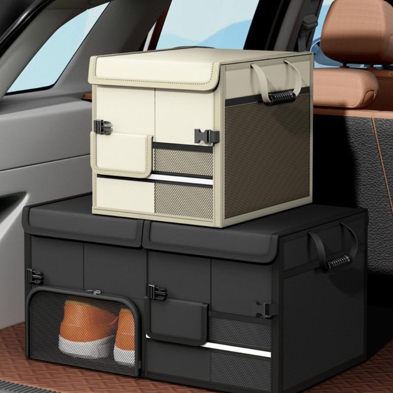 Car Organizers Foldable Storage Bin Trunk Organizers Glove Compartment Box for Efficient Space Saving and Organization