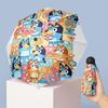 Bluey Printed 5?Fold Mini Umbrella 8?Rib Windproof Compact Umbrella For Women Pocket Carry