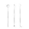 3PC Dental Tooth Cleaning Dentist Scraper Pick Tool Calculus Plaque Flos Remover