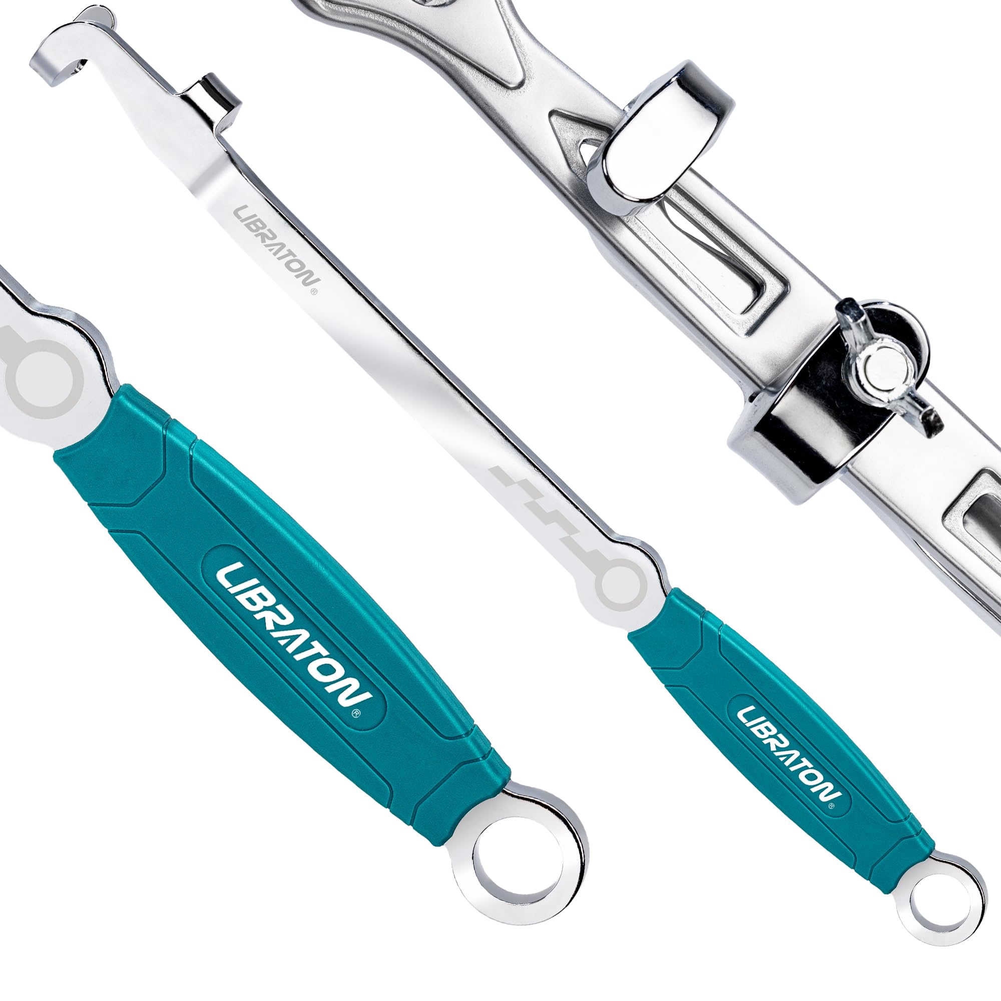 

LIBRATON Extension Wrench, Spanner Extension Bar, 380mm Long, Wrench Extension Bar, Car/Motorcycle Maintenance Tool