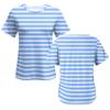 Women's Post-operative Short-sleeved Color Shirt With Shoulder Zipper And Side  Closure.