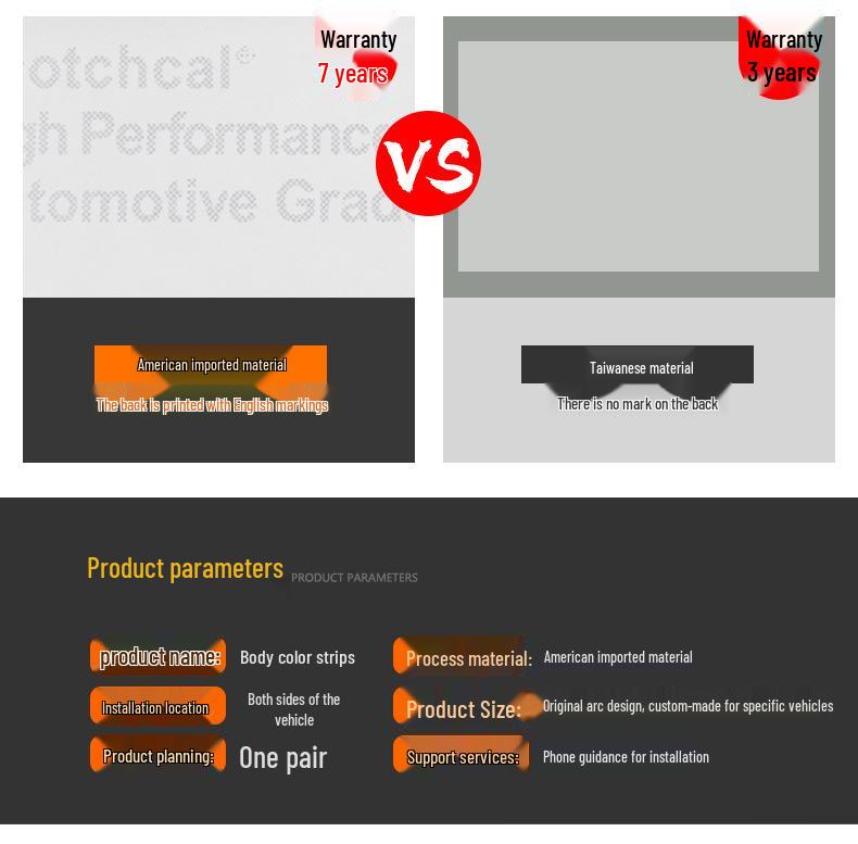 

09-13 RAV4 Body Color Stripe Little Princess Personalized Car Sticker