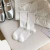 Women's Summer Thin Cotton Mesh Mid-Calf Ruffled Ballet Socks