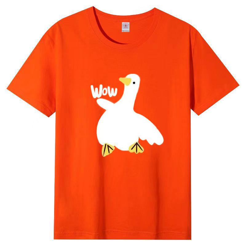 Damen Sommer Beliebtes Kurzarm-T-Shirt Baumwolle Atmungsaktiv Lockeres Oberteil Bedrucktes T-Shirt Lässig