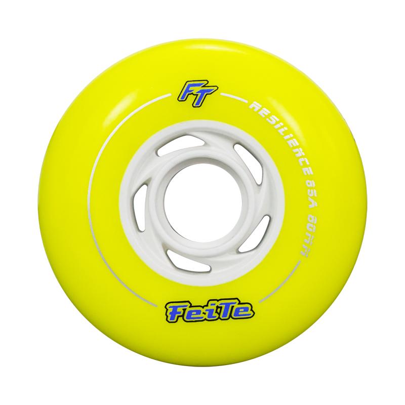 OEM Inline Roller Skate Wheels 72/76/80mm Adult Professional Racing High Rebound PU Freestyle Slalom Roller Shoes 72mm жёлтый