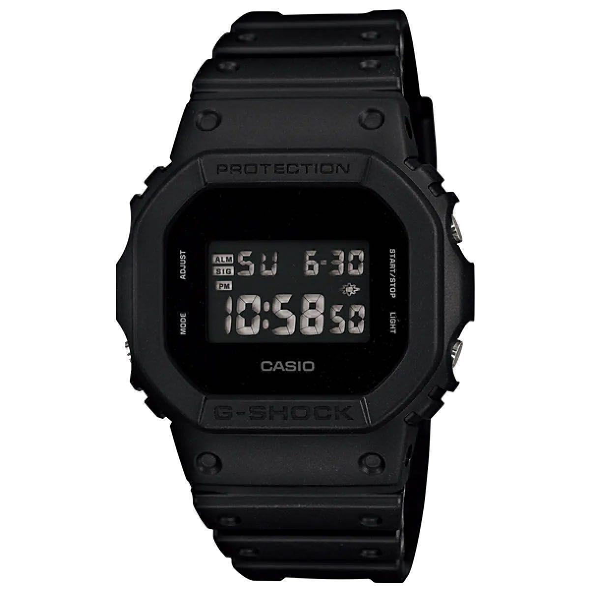 DW-5600BB G-SHOCK watch Casio all black CASIO digital type working item
