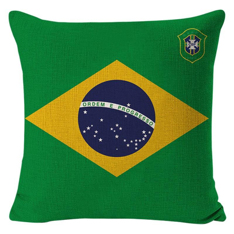 Russia National Flag Linen Pillow Cover Cotton Linen Sofa Home Decor Cushion Cover For Car Bedroom Almofadas