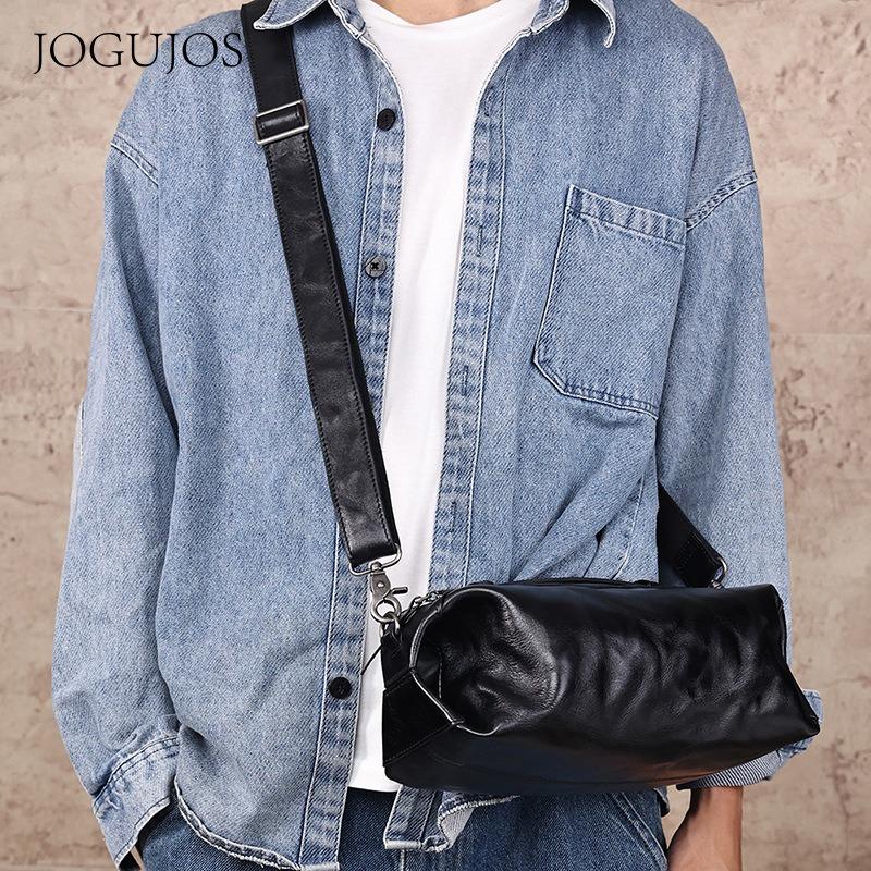 New Leather Shoulder Strap Bag Wearing One Shoulder Messenger Bag Strap Bag Strap Adjustable Black Bag Shoulder Strap