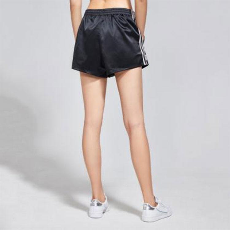 Adidas Neo X Pokémon Collaboration Solid Color Side Stripe Sports Shorts Women Shorts Black FM0328