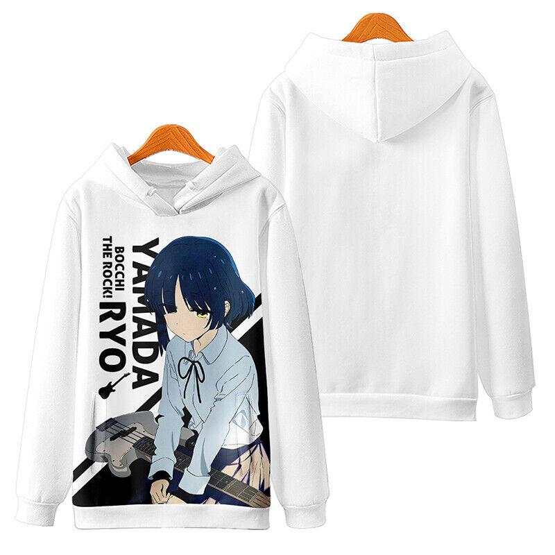 Autumn Anime Bocchi The Rock 3D Print Hoodies Men Women Fashion Casual Sweatshirts Oversized Hoodie Pullovers Tracksuit Clothing