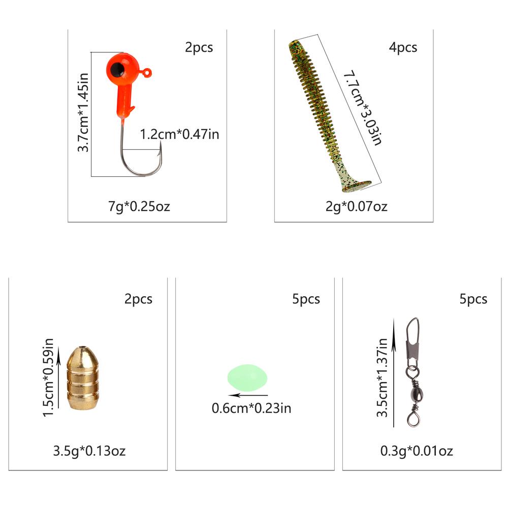 Fishing Lures Fishing Bait Artificial Lures Bait with Box Full Kit Fishing Accessories