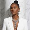 Metal Necklace Earrings Set Luxury Exaggerated Geometric Jewelry Set  Girls