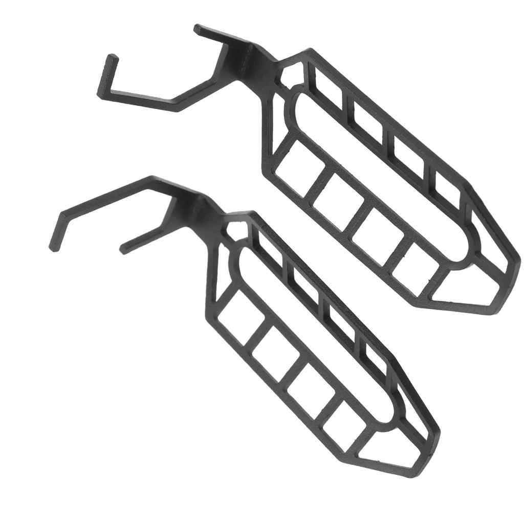 Paar Motorrad Blinker Schutzabdeckung Edelstahl Schwarz Ersatz für CB500X