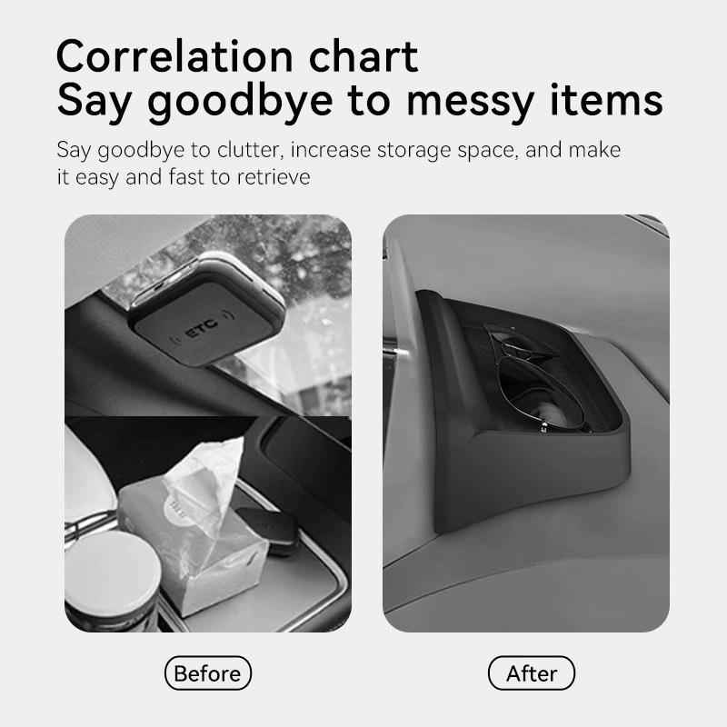 Silicone Tissue Holder for 23-25 Vehicle Dashboard