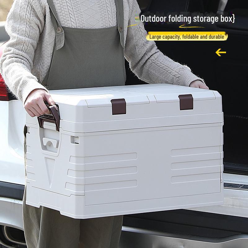 Car Trunk Storage Box - Versatile Organizer for Car Supplies and Outdoor Use