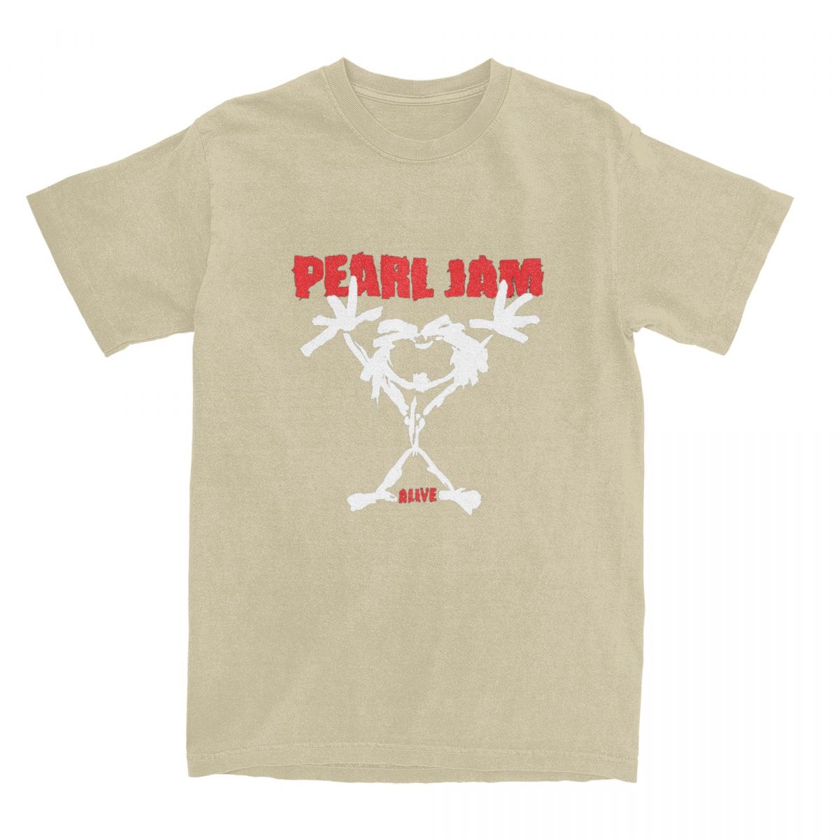 

Чоловічі футболки Pearls Jams Музичний гурт Хеві-метал Одяг з чистої бавовни Літо Y2K Смішна футболка O-подібний виріз Мода На замовлення Футболка M