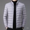 Woodpecker Men's Lightweight Down Jacket, 2026 Winter Stand Collar Casual Warm Coat